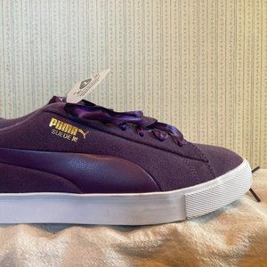 Size 9 Purple Suede Puma Sneakers